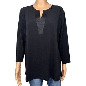 Banana Republic Womens XX-Large Black Trendy Dressy Top Pullover Shirt Casual XX